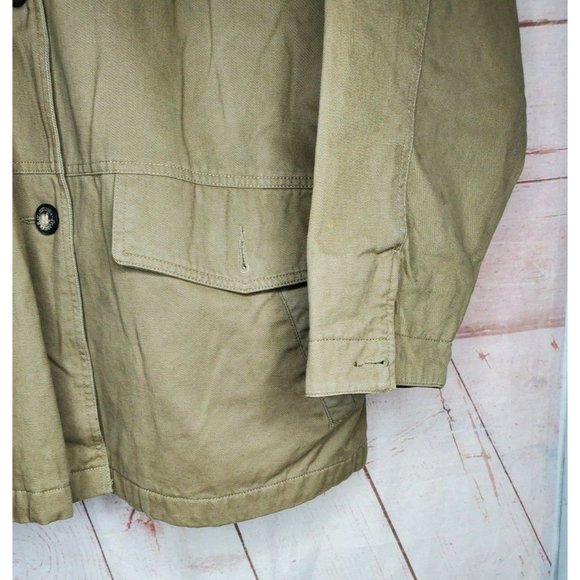 Authentic St Johns Bay Extra Large Brown Plaid Interior Button Up Jacket - Picture 5 of 12